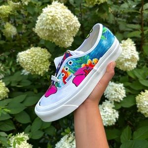 NEW Vans Hoffman Authentic Style 44 DX Floral Skate, Size 6 Women’s